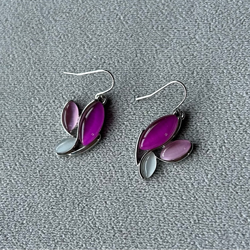 Ricki’s ~ Purple Dangle Earrings ~ Brand New!